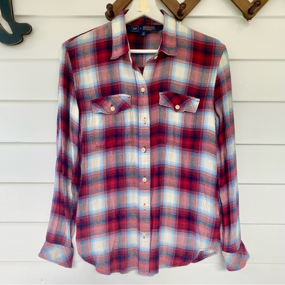 GAP x Pendleton Plaid Boyfriend Shirt - Picture 2 of 6